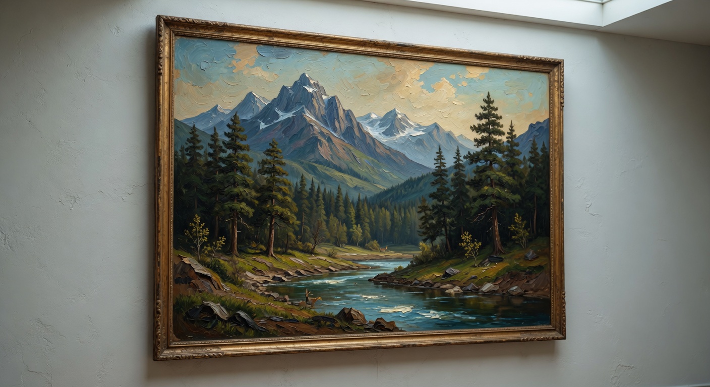 Paysage en peinture